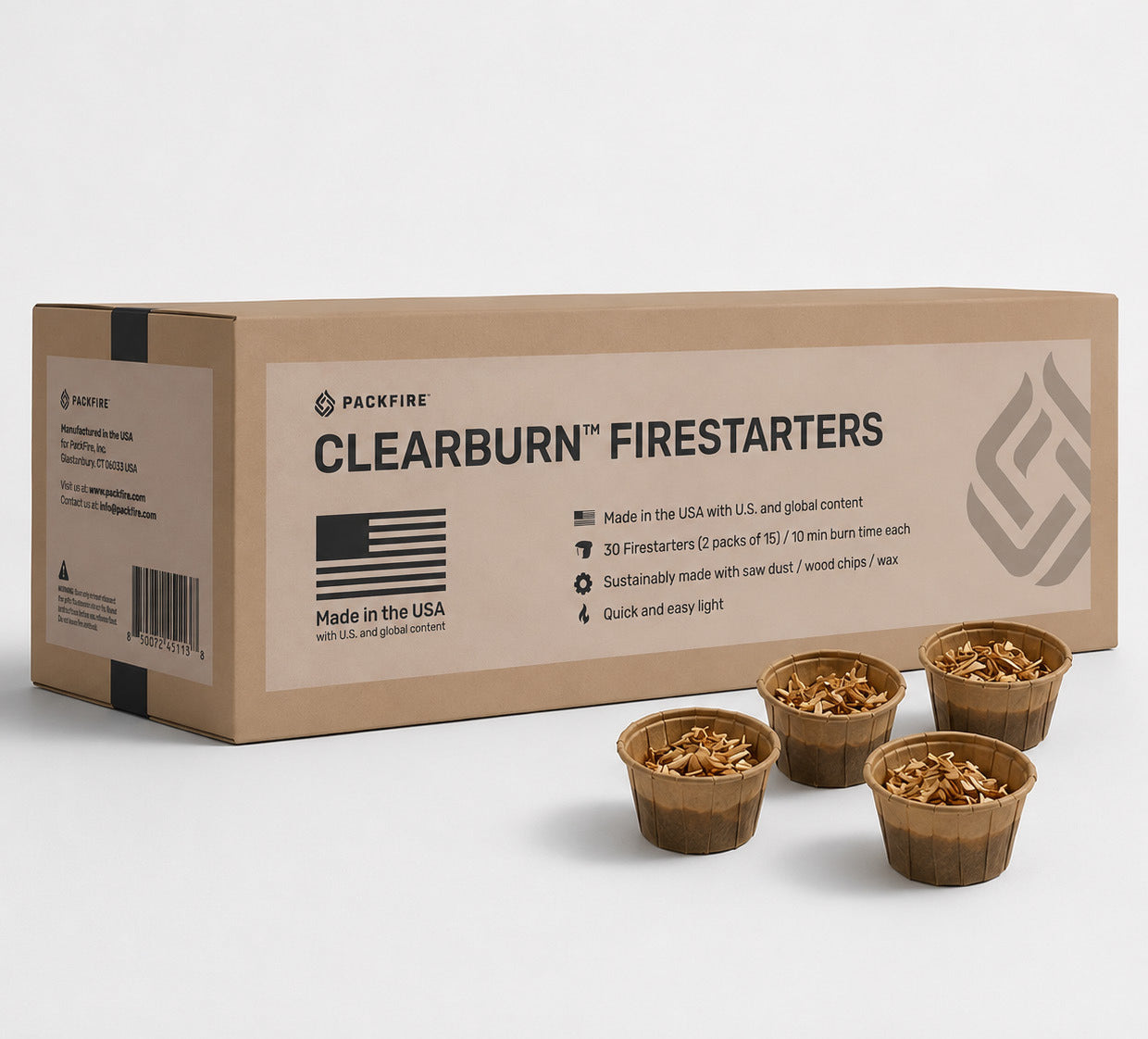 ClearBurn™ Firestarters